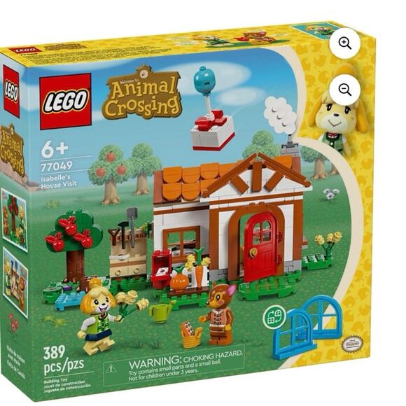LEGO Animal Crossing Isabelle’s House Visit w/ Fauna Figures 77049 - Picture 1 of 6